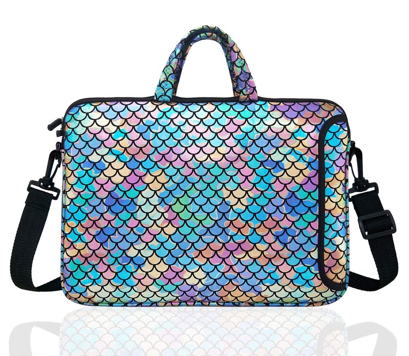 Youda 17.3-Inch Laptop Shoulder Carrying Bag Case Sleeve For 17" 17.3 inch HP DELL (Colorful) - Image 2